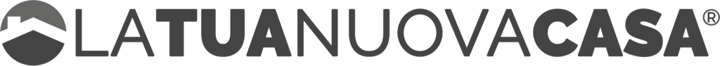 Logo de LaTuaNuovaCasa di colore grigio