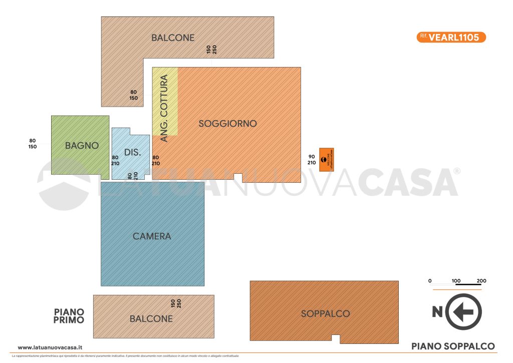 Trilocale soppalcato, con cantina e box doppio ad Arluno - Rif. VEARL1105