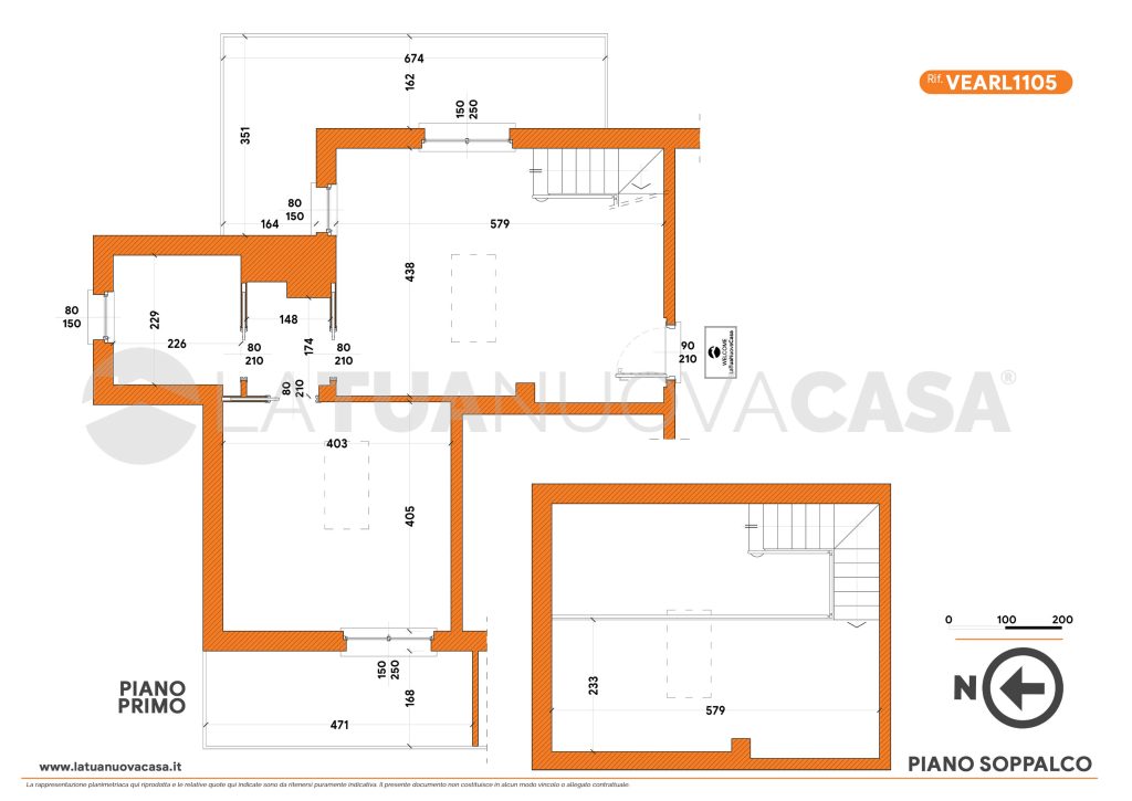 Trilocale soppalcato, con cantina e box doppio ad Arluno - Rif. VEARL1105