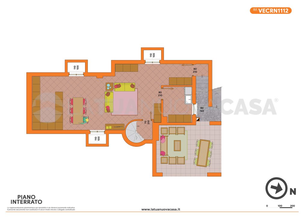 Villa singola a Cornaredo, con giardino e box doppio - Rif. VECRN1112