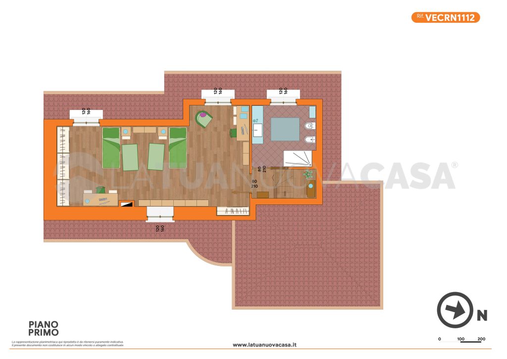 Villa singola a Cornaredo, con giardino e box doppio - Rif. VECRN1112
