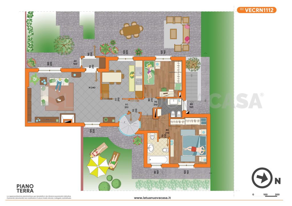Villa singola a Cornaredo, con giardino e box doppio - Rif. VECRN1112