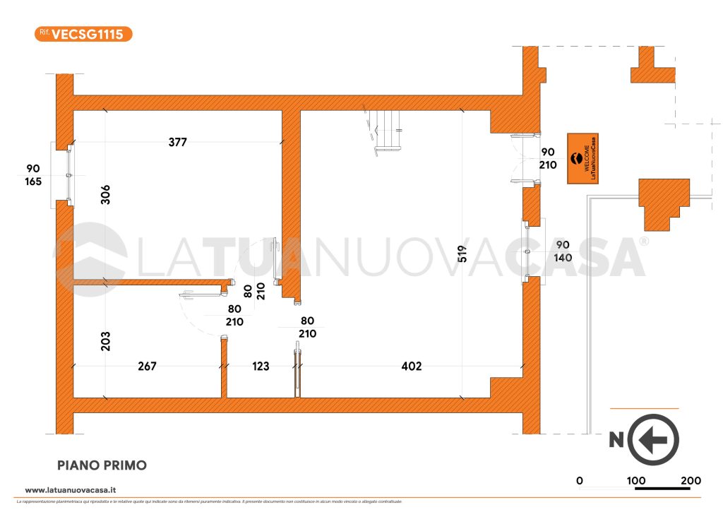 Bilocale in corte storica, con ampio soppalco a Cusago - Rif. VECSG1115