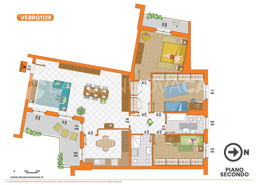 Appartamento in centro a Bareggio, ampio quadrilocale con cantina e box - Rif. VEBRG1128