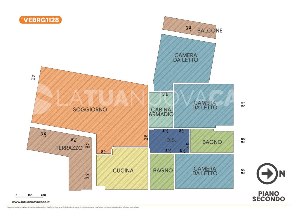 Appartamento in centro a Bareggio, ampio quadrilocale con cantina e box - Rif. VEBRG1128