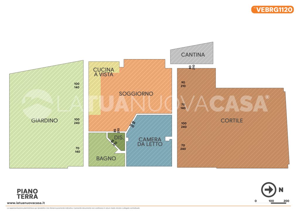 Bilocale con giardino, con ingresso indipendente a Bareggio - Rif. VEBRG1120