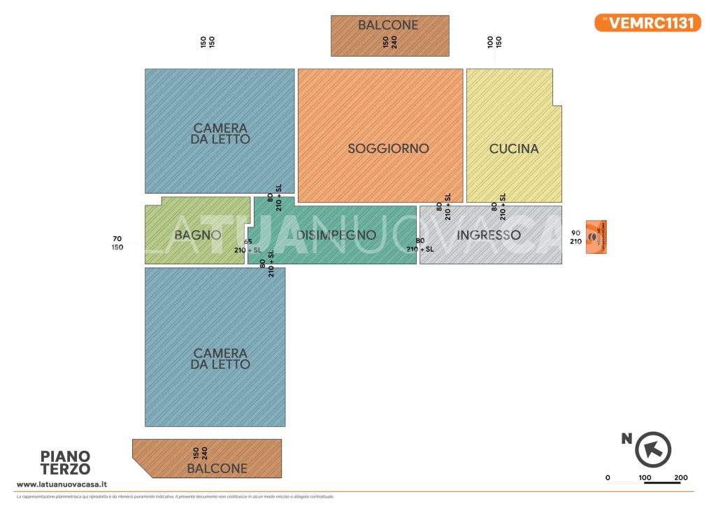 Trilocale da ristrutturare, con cantina e box auto a Marcallo - Rif. VEMRC131
