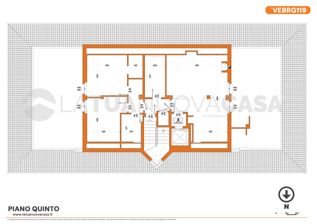 Attico con terrazzo, trilocale con 2 enormi terrazzi e box a Bareggio - Rif. VEBRG1119